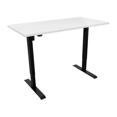 B&Q -  White Electric Adjustable Standing DeskQuietHome Office1400X700mm