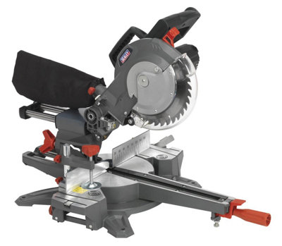 Sealey 240V 216mm Double Sliding Compound Mitre Saw With 1450W Motor Sms216 from B&Q