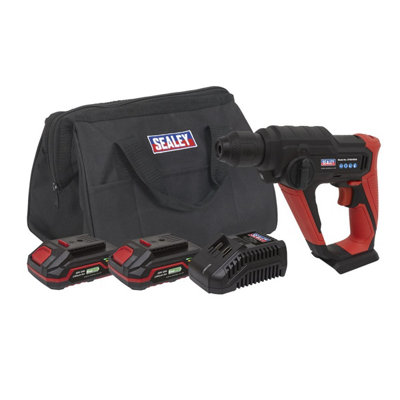 Sealey Cordless Rotary Hammer Drill Kit 20V Sv20 Series Sds Plus2 Batteries Cp20Vsdskit from B&Q