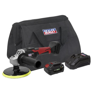 Sealey CP20VRP 20v Cordless Rotary Polisher 150mm 1 x 4ah Li-ion Battery Charger Bag - Image 11