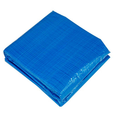Dellonda 15Ft 450Cm Diameter Round Swimming Pool Top Cover With Rope Ties For Dl18 from B&Q