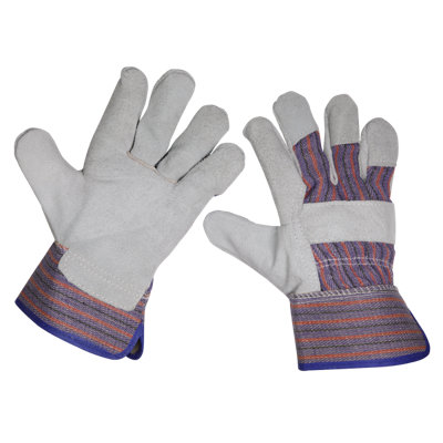 Sealey Riggers Workshop Safety Work Protection Gloves Pair General Purpose Ssp12 from B&Q