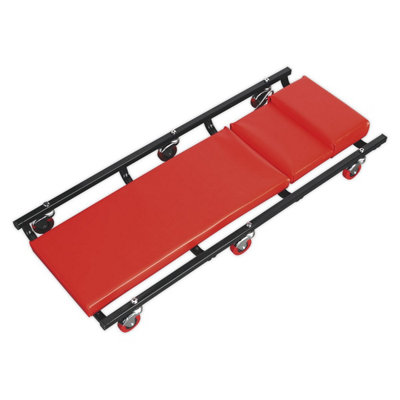 Sealey Creeper 40" With Steel Frame6 Wheels & Adjustable Headrest Deluxe American-Style Scr74 from B&Q