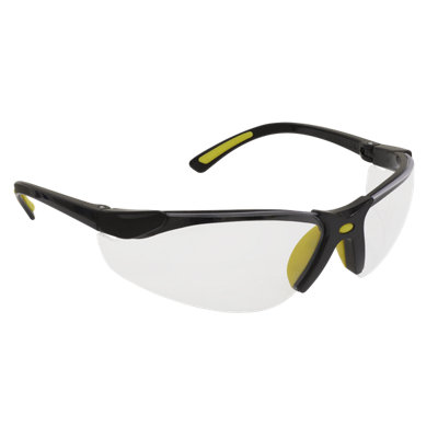 Sealey Zante Style Clear Safety Glasses With Flexi Arms