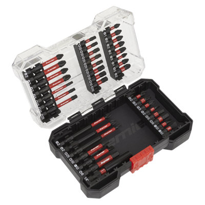 B&Q -  Power Tool Bit Set 38 Pieces Impact Grade With Storage Case Ak8282