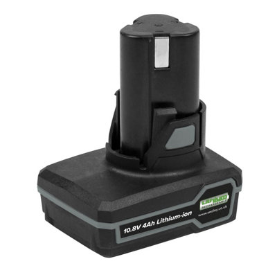 B&Q Sealey Power Tool Battery 10.8V 4Ah Lithium-Ion For Sv10.8 Series Cp108vbp4