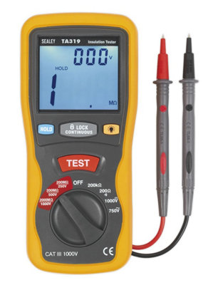 B&Q Sealey Digital Insulation Tester Ta319