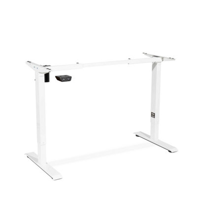 Sealey Dellonda Electric Adjustable Standing Desk Frame 70Kg Capacity Quiet Dh64 White