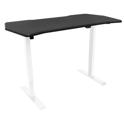 B&Q -  Height-Adjust Electric Sit & Stand Gaming DeskCarbon Fibre Desktop