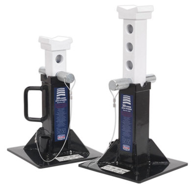 Sealey Axle Stands (Pair) 20 Tonne Capacity Per Stand As20 from B&Q