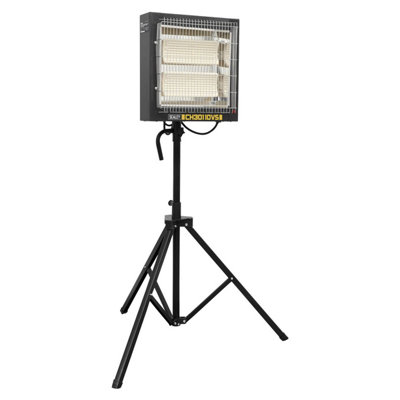Sealey Ceramic Heater With Tripod Stand 1.2/2.4Kw110V Ch30110Vs from B&Q