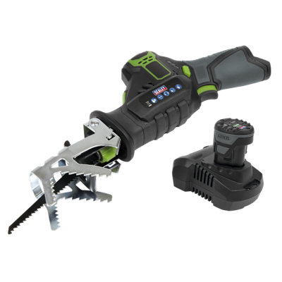 Sealey 10.8V 2Ah Sv10.8 Series Cordless Reciprocating Saw Kit 2700Rpm Cp108Vrs from B&Q