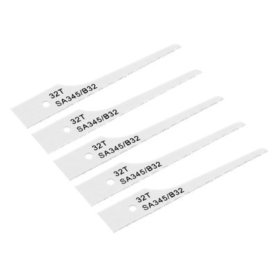 B&Q -  Hss Air Saw Blade Power Tool Accessory 32 Tpi Pack Of 5 Pieces Sa345/b32