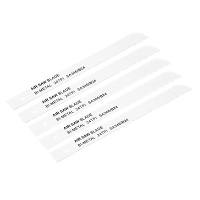 Sealey Hss Air Saw Blade Power Tool Accessory 24 Tpi Pack Of 5 Pieces Sa346/B24