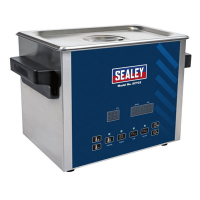 Sealey Ultrasonic Parts Cleaning Tank 3 Litre (Temperature Control) - SCT03 - Image 6