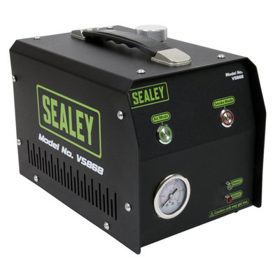 Sealey VS868 Leak Detector Smoke Diagnostic Tool - 12V Vehicle Battery Powered - Air & Smoke Mode with Pressure Gauge - Image 8