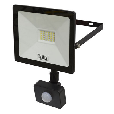 Sealey Extra Slim Floodlight With Pir Sensor 20W Smd Led Led112Pir from B&Q