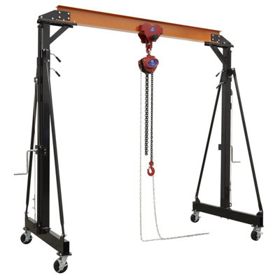 Sealey Portable Lifting Gantry Crane Adjustable 2 Tonne & Hoist Combo Sg2000Kit from B&Q