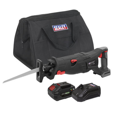 Sealey 20V 4Ah Sv20 Series Brushless Reciprocating Saw Kit Cp20vrsxkit1