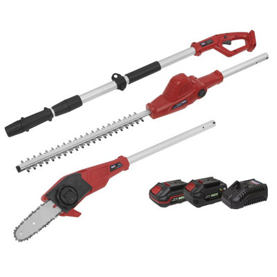 Sealey CP20VTPCOMBO 20v Cordless Hedge Trimmer Tree Pruner 1 x 2ah & 1 x 4ah Li-ion Battery Charger - Image 5