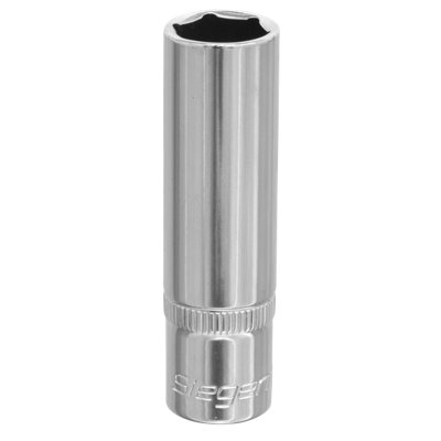 Sealey Walldrive Socket 13mm Deep 3/8" Square Drive Chrome Vanadium Steel S0591 from B&Q