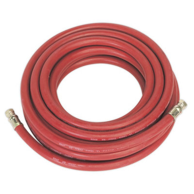 B&Q Sealey Air Hose X 10Mm With 1/4"Bsp Unions 10M