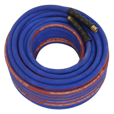 B&Q Sealey Air Hose X 10Mm With 1/4"Bsp Unions Extra-Heavy-Duty 30M