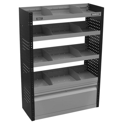  - Sealey Modular Flat Shelf Van Storage System Apmsvcombo1