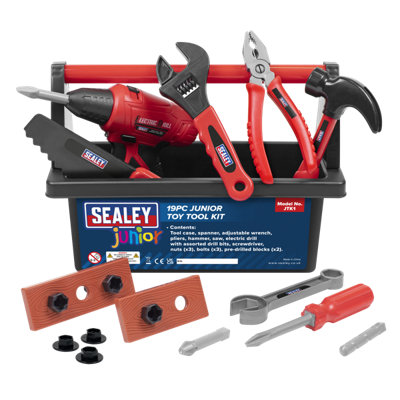 Sealey Toy Tool Kit 19 Piece for Kids/Children Present - Image 13