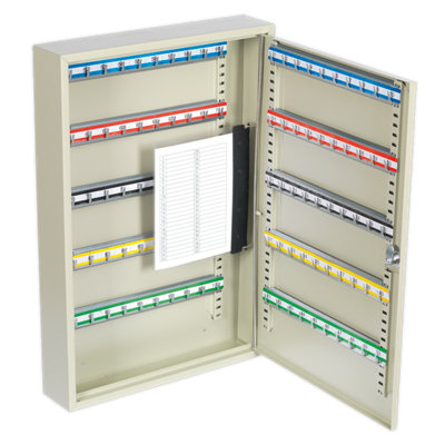 B&Q -  Key Cabinet 100 Key Capacity Numbered With Corrosion Resistance Skc100