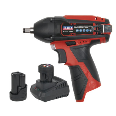Sealey Impact Wrench Kit 3/8""Sq Drive 12V SV12 Series - 2 Batteries CP1204KIT - Image 9