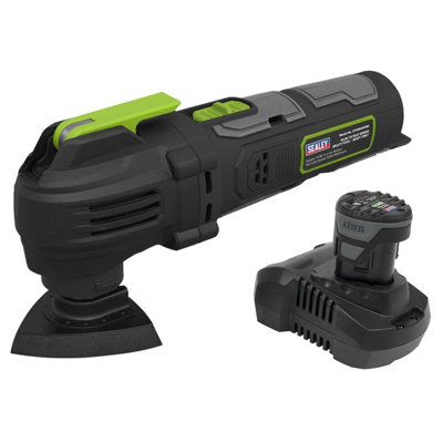 Sealey CP108VMT 10.8v Cordless OIS Oscillating Multi Tool 1 x 2ah Li-ion Battery Charger No Case - Image 5