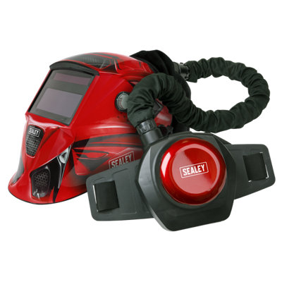 Sealey Auto Darkening Welding Helmet With Th2 Powered Air Purifying Respirator