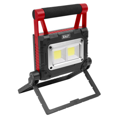 Sealey 15W Cob Led Solar Powered Rechargeable Portable Floodlight Ledfl15Ws from B&Q