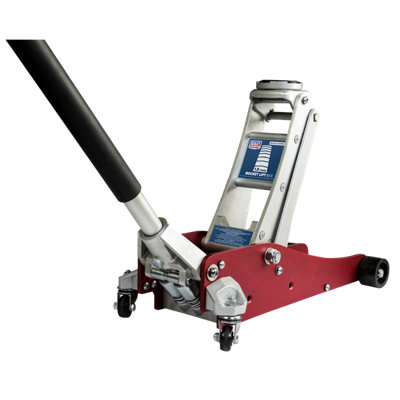 Sealey Premier Low Profile Trolley Jack With Rocket Lift 1.8 Tonne Low Entry Rja1800 from B&Q
