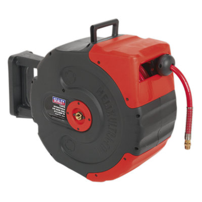 Sealey 15M Auto-Rewind Control Air Hose Reel 12.5mm Id from B&Q