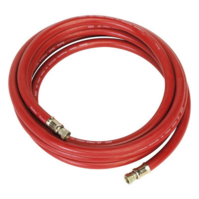 Sealey Ahc538 Air Hose With 1/4"Bsp Unions 5M X 10Mm