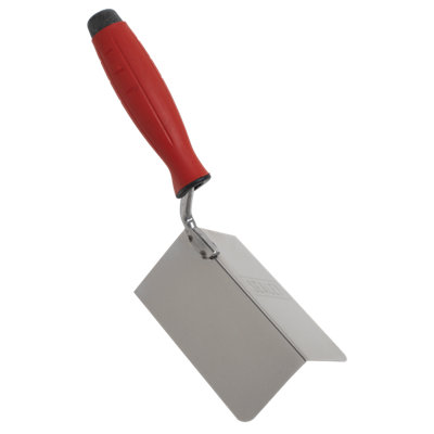 Sealey Stainless Steel External Corner Trowel Rubber Handle 120 X 60Mm T1803