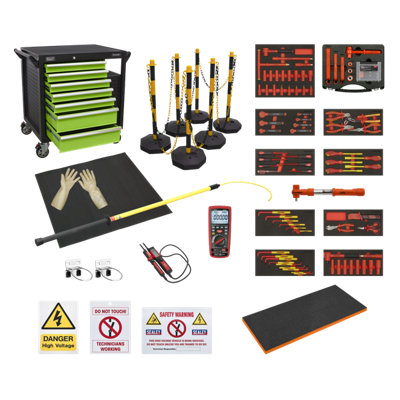 Sealey 23 Pieces Ev/hybrid Master Tool Kit With 7 Drawer & Cupboard Hvcom2 from B&Q