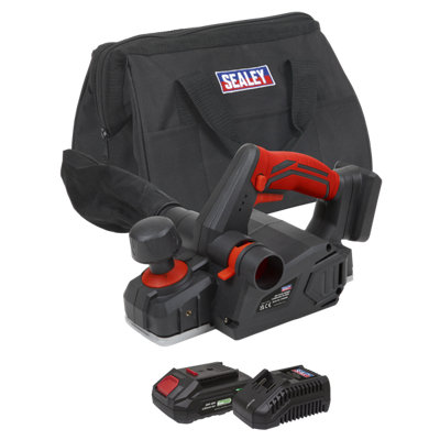 Sealey 20V 2Ah Sv20 Series Cordless Planer Kit With Battery Charger Cp20Vepkit1