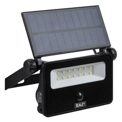 Sealey Led16S Extra-Slim Solar Floodlight With Wall Bracket 16W Smd Led from B&Q