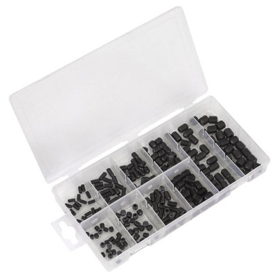Sealey Ab045Gs Grub Screw Assortment M4-M10 250PcDin 916 from B&Q