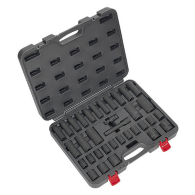 Sealey Premier Impact Socket Set 1/2"sq Drive 34Pc from B&Q