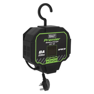 Sealey Premier Fully Automatic Battery Charger & Maintainer 8A from B&Q