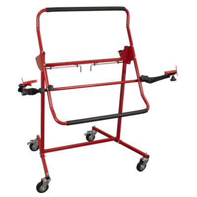 B&Q -  Adjustable Bumper Stand Rotation Lock & Adjustable Width Swivel Castors