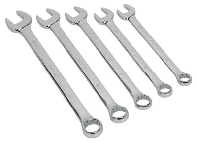 Sealey Premier Jumbo Combination Spanner Set 5Pc Ak6329 from B&Q