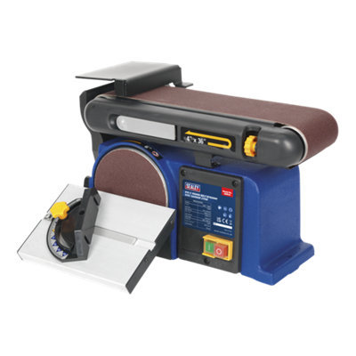 Sealey 915 X 100mm Belt/150mm Disc Sander 370W/230V from B&Q