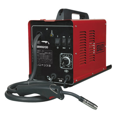 Sealey Mini Portable Gas/gasless Mig Welder 130A 230V from B&Q