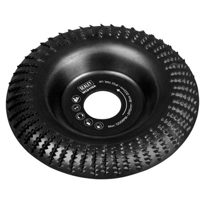 Sealey Wcd115A 115mm Arc Shape Wood Carving Disc 22mm Bore from B&Q