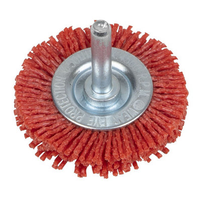 Sealey Grain Nfbc50 50Mm Nylon Filament Circular Brush With 6Mm Shaft